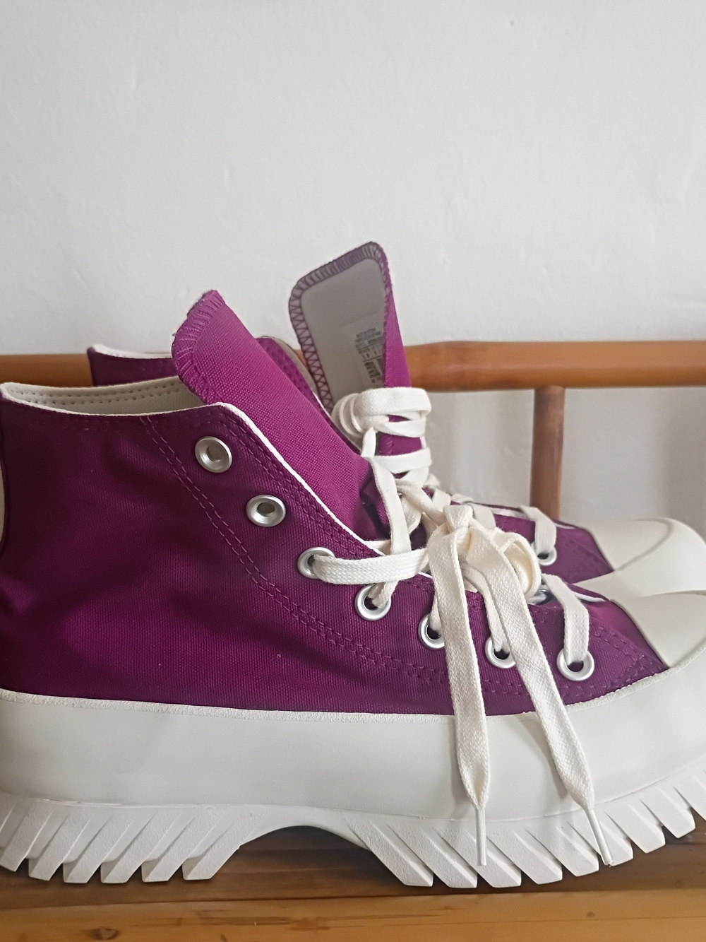 Converse Chuck Taylor All Star Platform Sneakers - Purple (2022) Discontinued - Picture 3 of 10